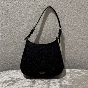 Kate spade black sparkle handbag